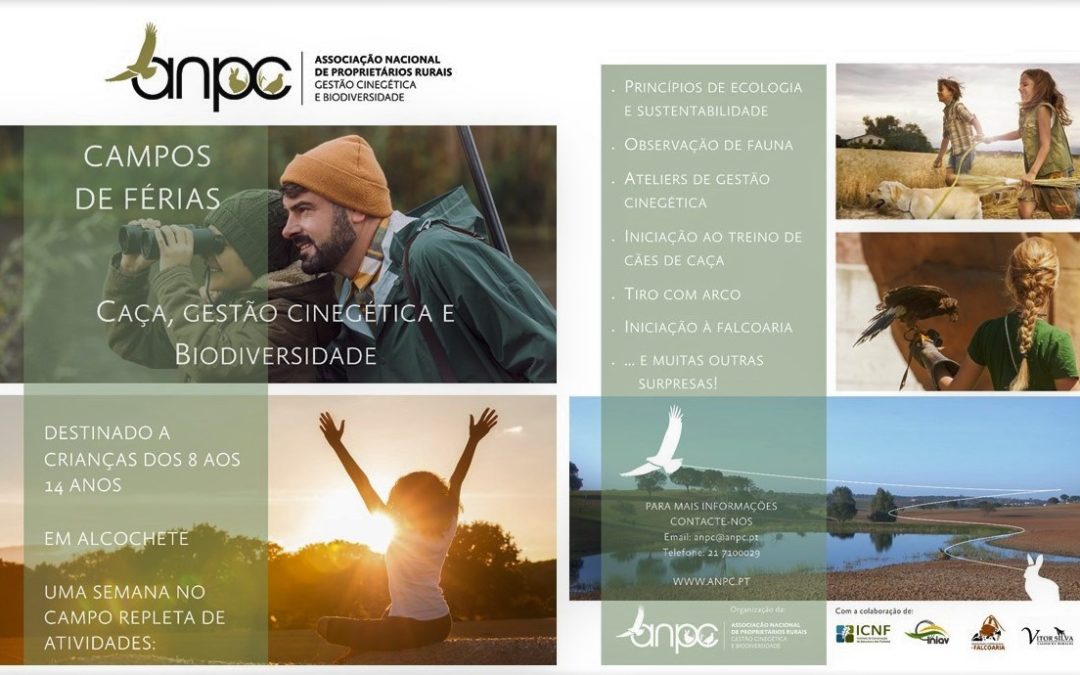 2ª Campo de Férias ANPC – “Caça, Conservação da Natureza e Biodiversidade”
